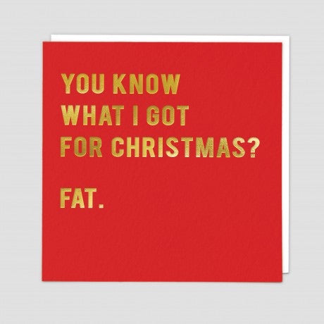 Fat Christmas Card